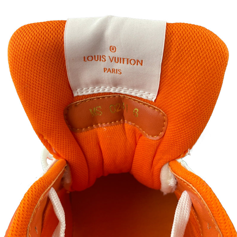 Louis Vuitton LV Trainer Monogram Denim Orange